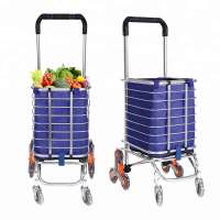 Wholesale Supermarket Climbing Stair folding shopping trolley cart