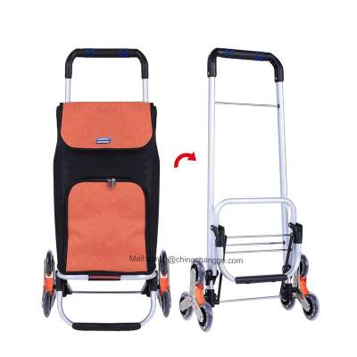 wholesale Foldable climb stairs  shopping cart folding folding shopping trolley bag